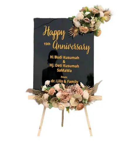 Papan Bunga Akrilik Marpoyan Damai